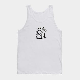 GG Allin - Live Fast Die GG Tank Top